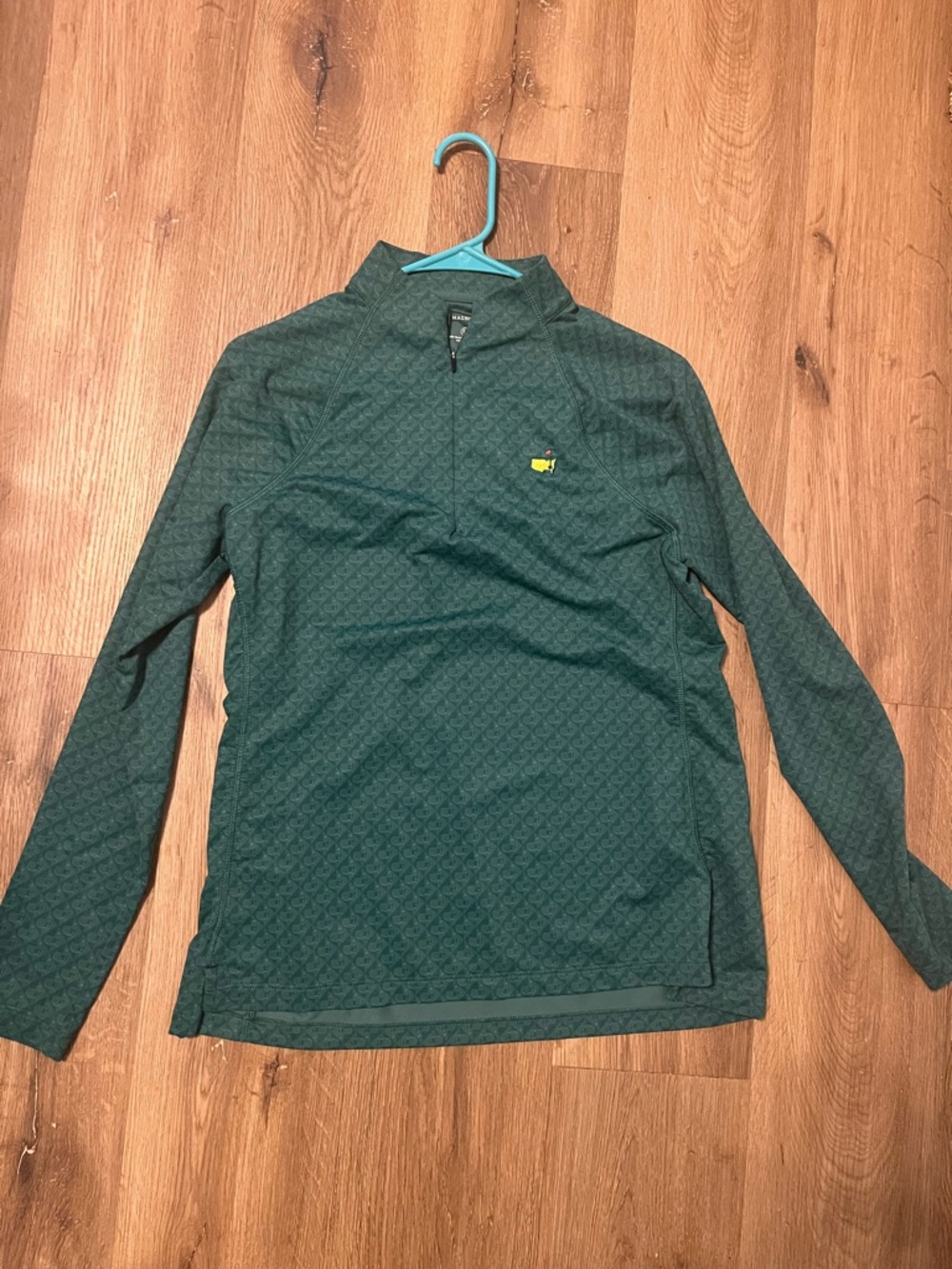 Masters Dark Green Quarter-Zip Pullover Jacket